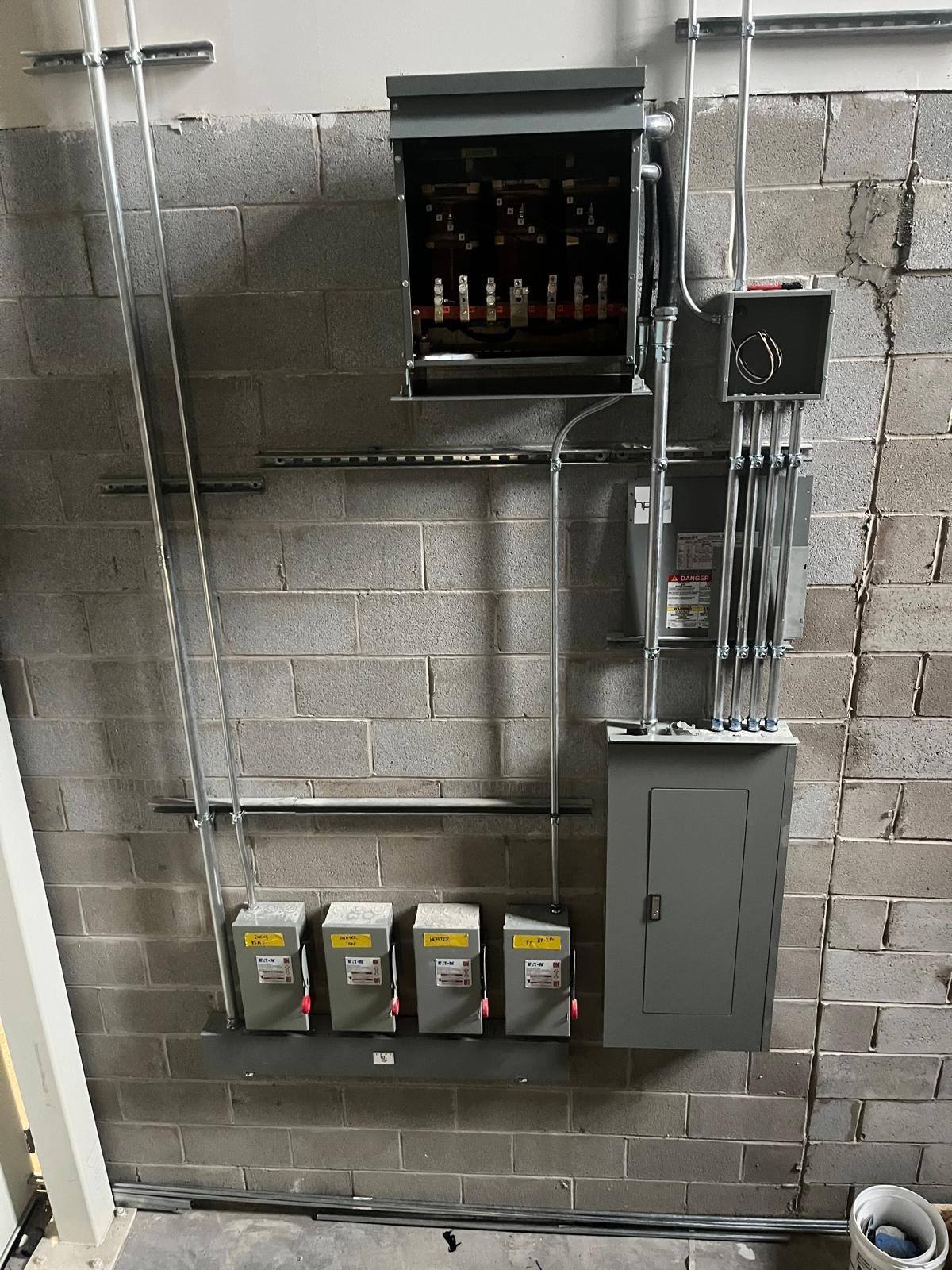 Commercial breaker panel
