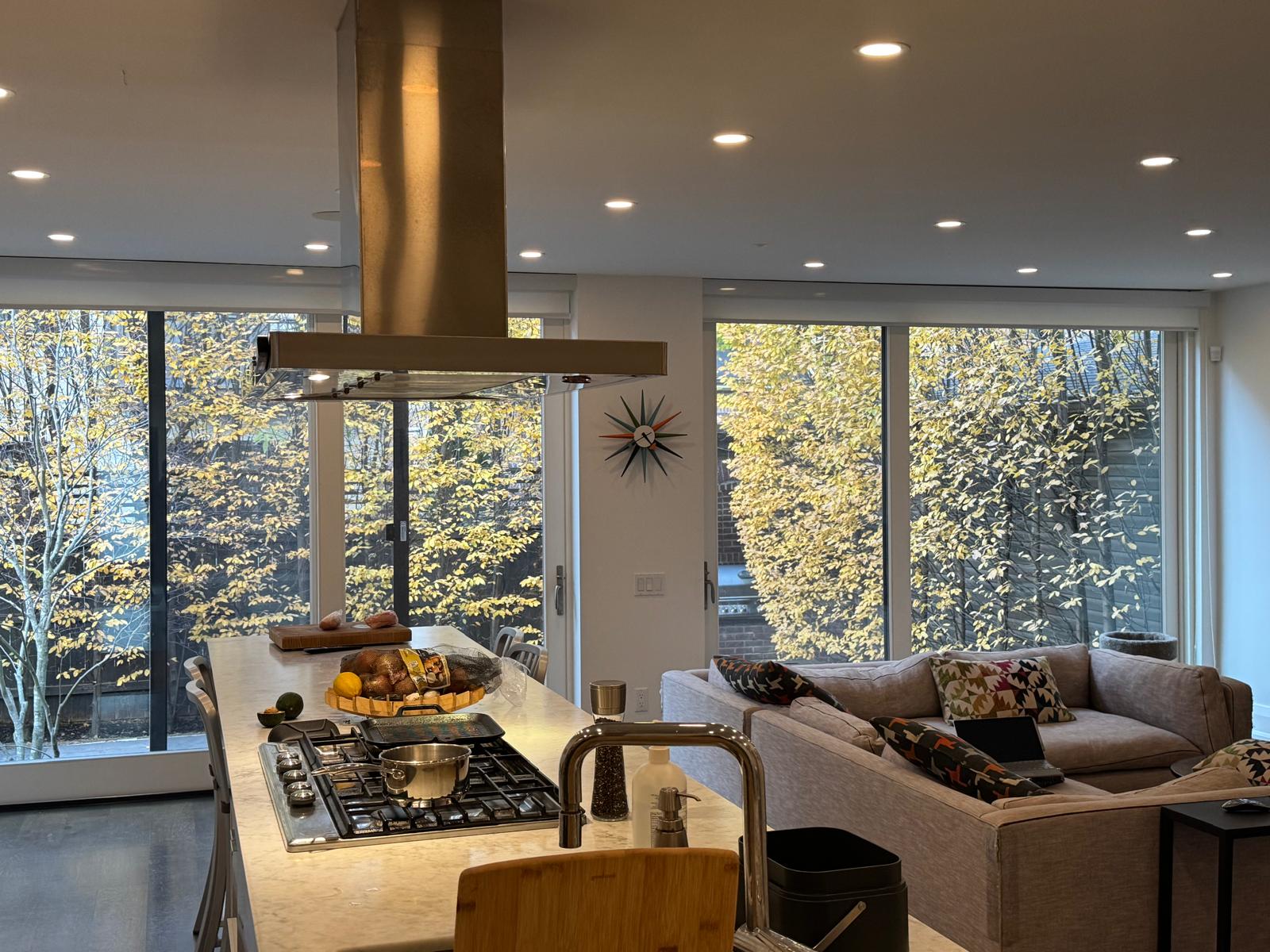 Kitchen pot light installation