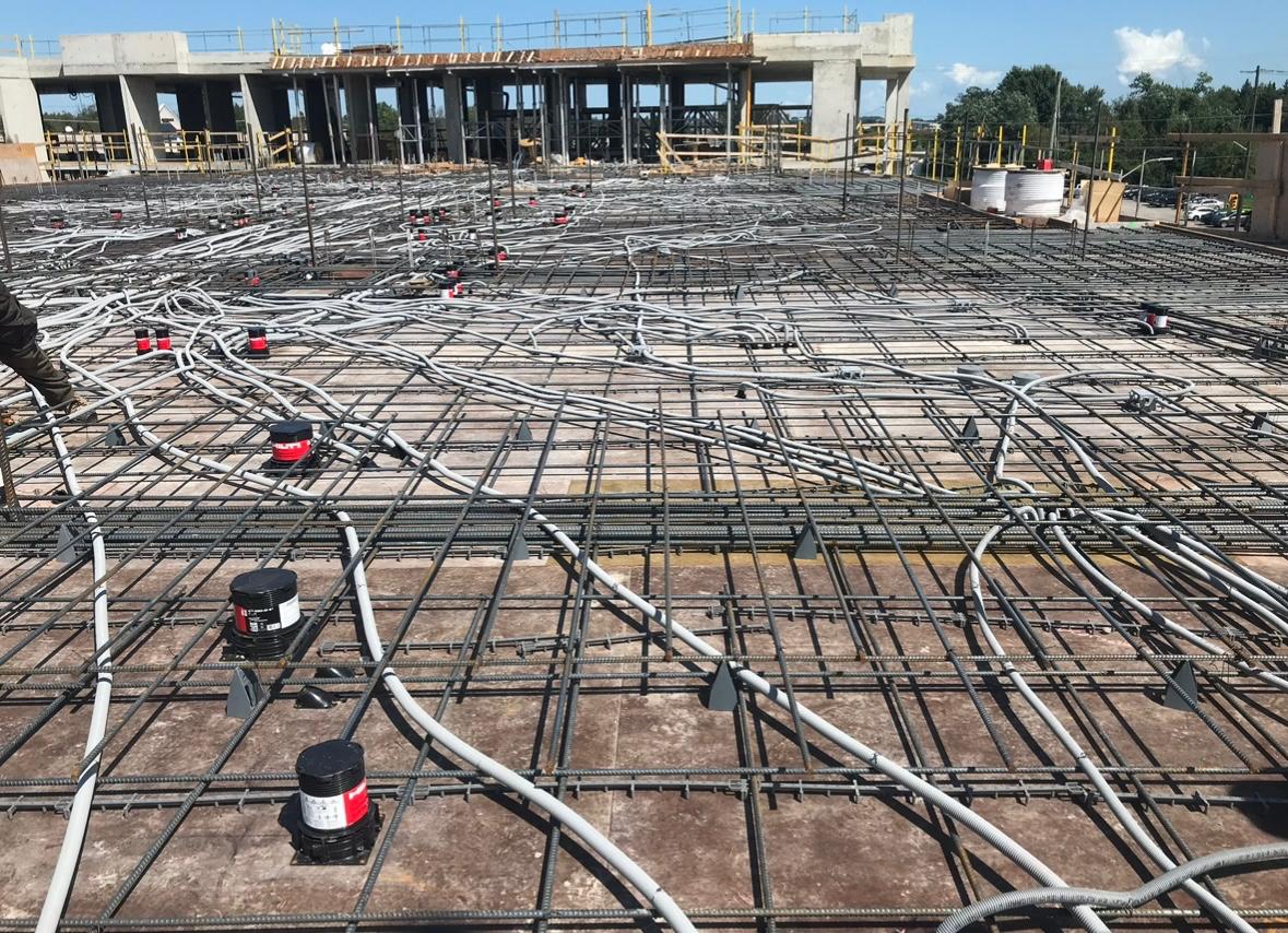 Rooftop electrical wiring