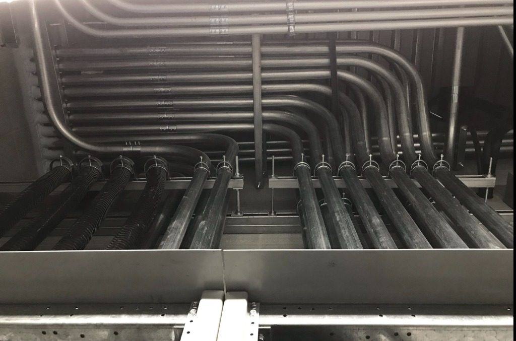 Commercial electrical conduit installation