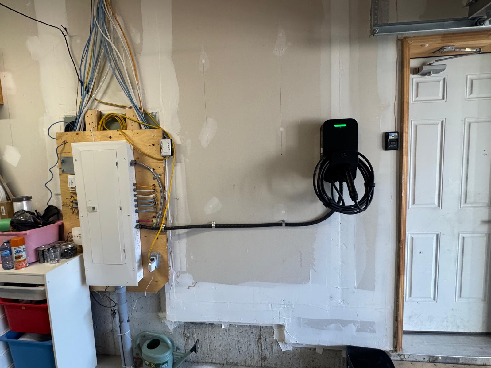 EV charger installation