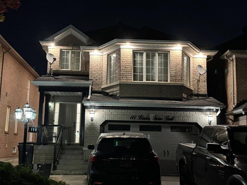 Outdoor landscape lighting installation