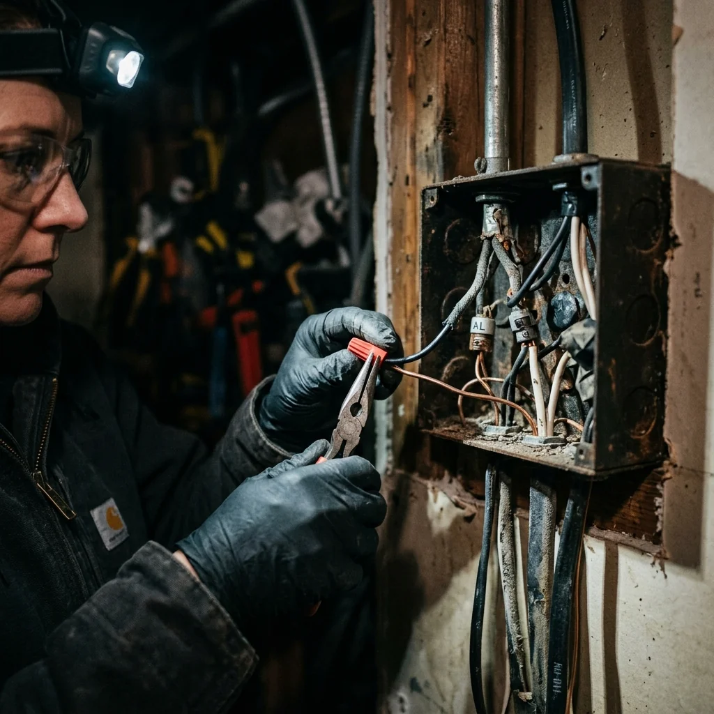 Aluminum wiring correction